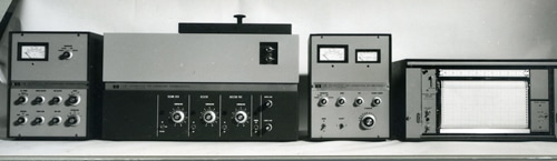 HP F&M laboratory chromatograph (196X)