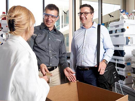 scientists preparing to move