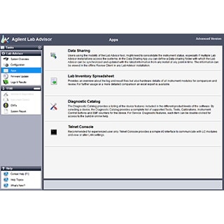 Lab Advisor Software